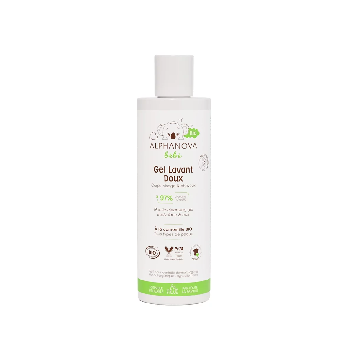 Alpha BB 200ml Gel Lavant Doux 2en1 BIO