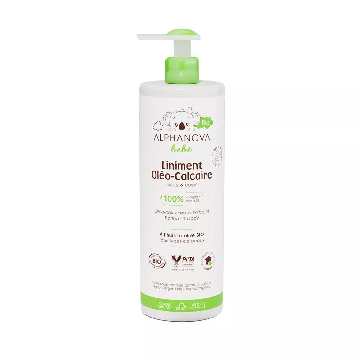 Bio-Liniment pour le change de Bébé 400ml