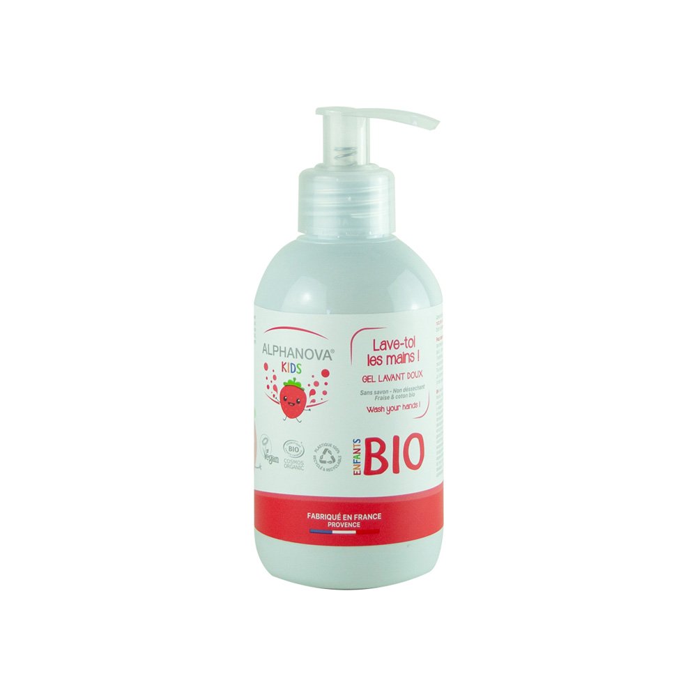 Lave toi les mains ! Bio à la Fraise