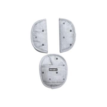 Dooky Universal Pads Light Grey Crowns