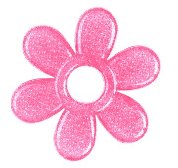 Fleur de dentition réfrigérante_rose