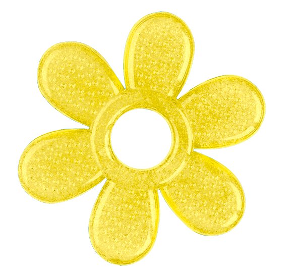 Fleur de dentition réfrigérante_jaune