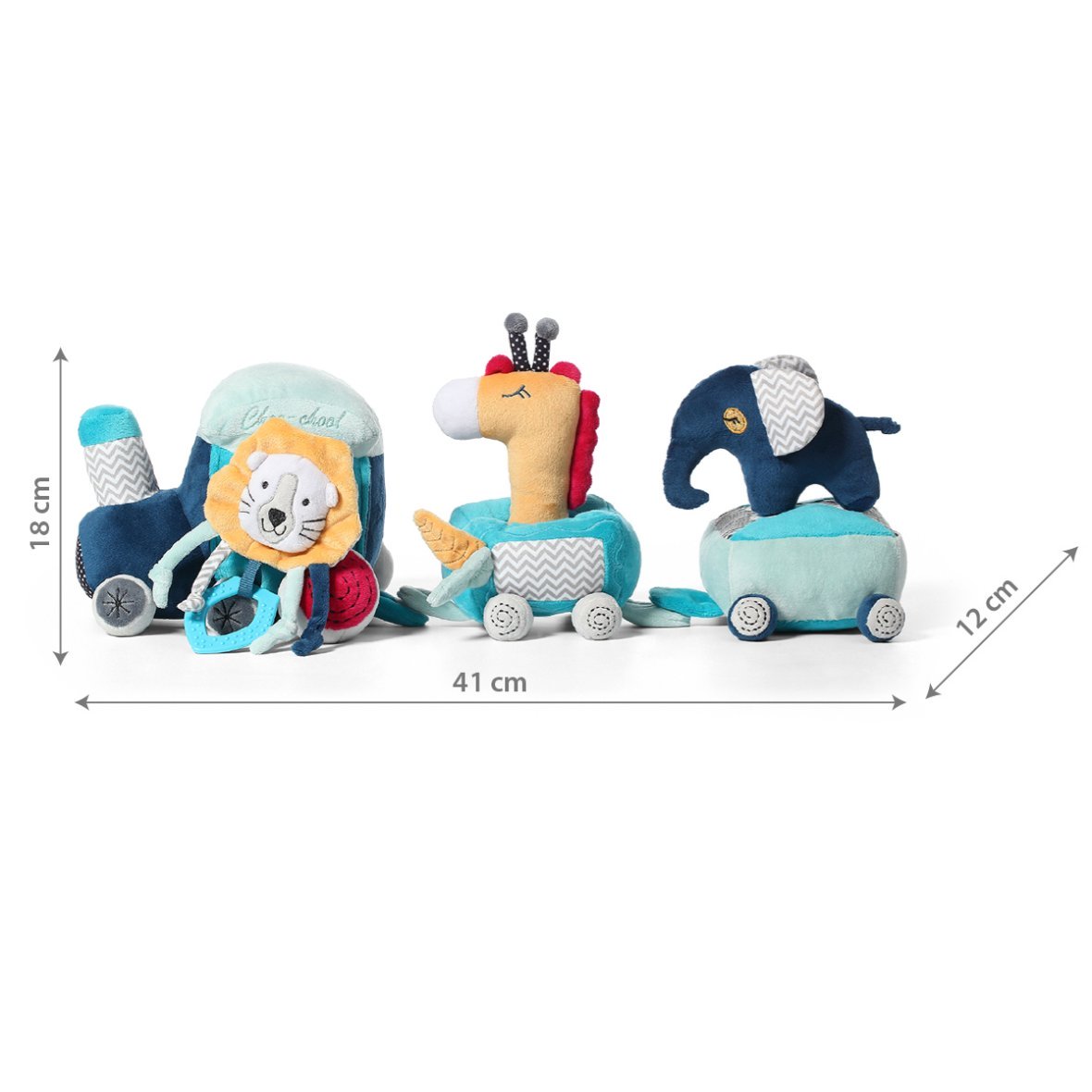1495_Zestaw zabawek edukacyjnych SAFARI TRAIN_7P+ size_Babyono Z