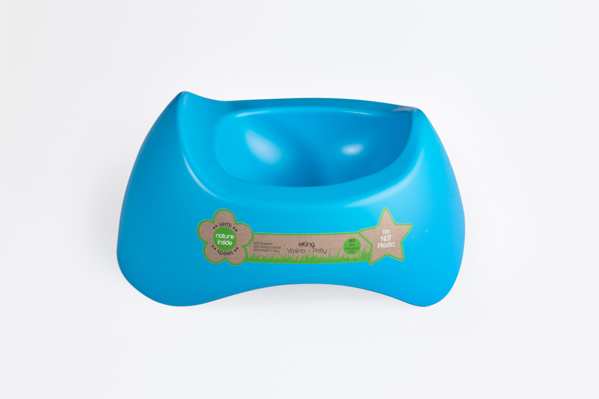 Pot Bébé Bio-Plastique Ekoala Eking Bleu