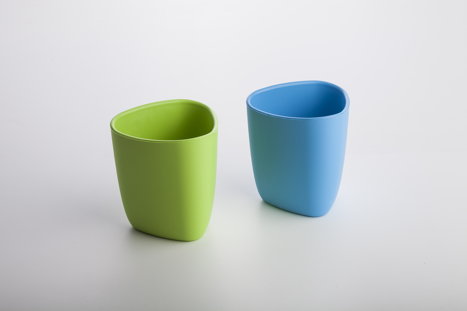 eKuà set 2 gobelets bleu/vert en Bio plastique