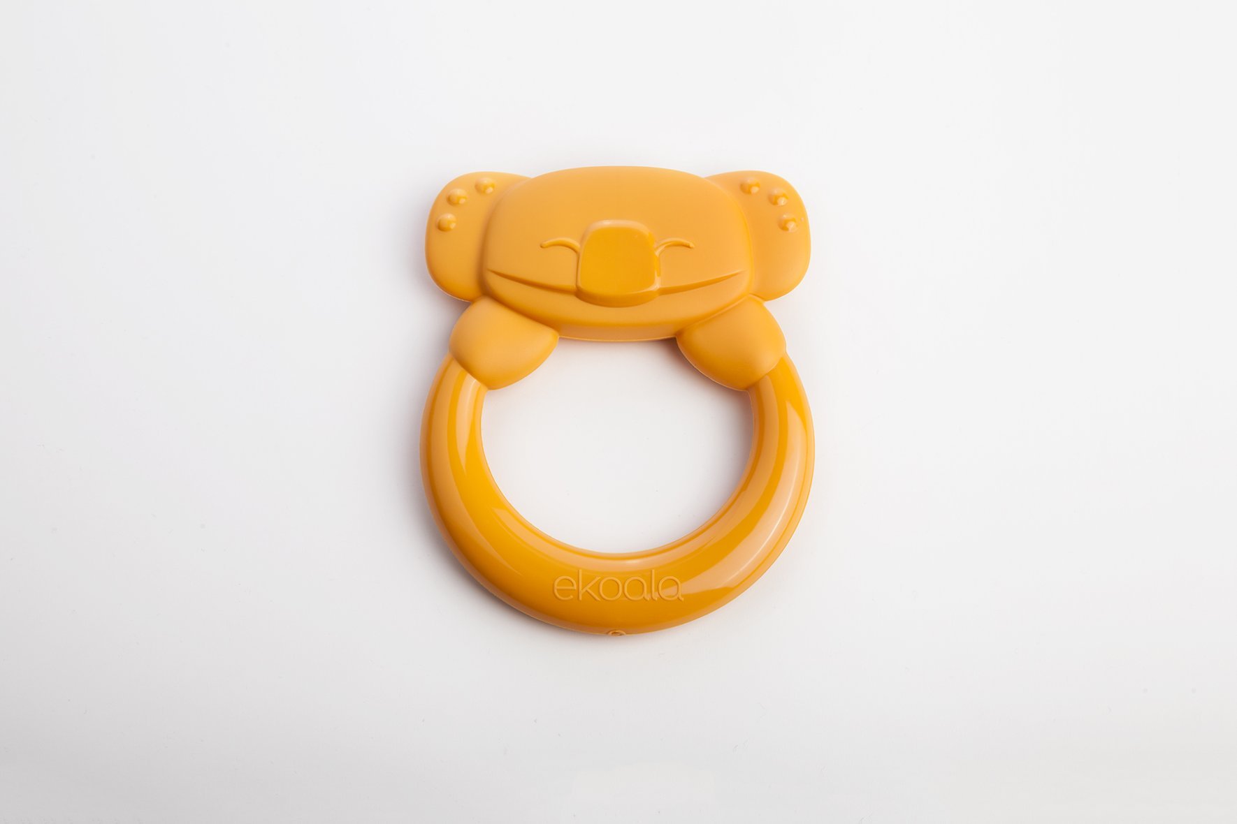 Anneau Dentition Bébé Bio Ekoala Ekummy Orange