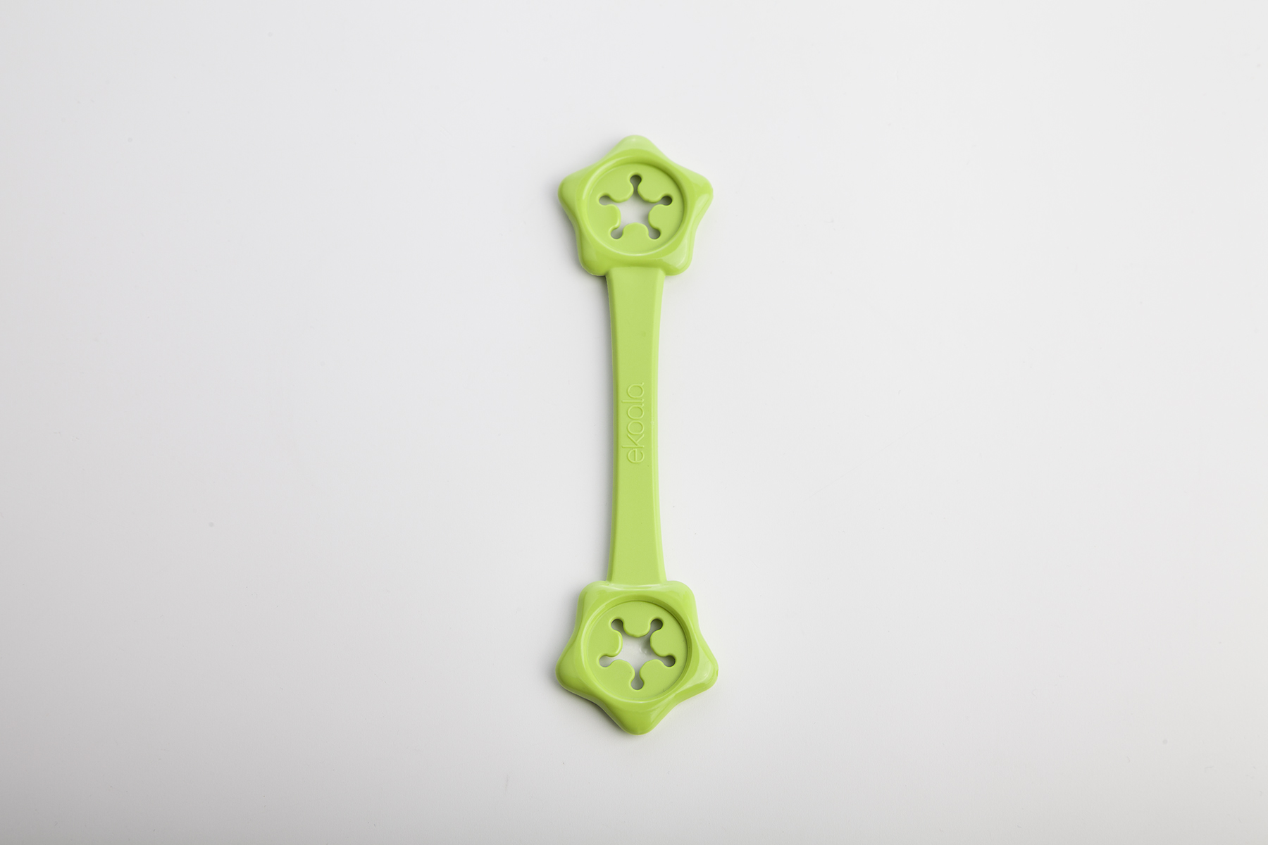 eKibby Attache bavoir en Bio plastique 2 pcs vert/bleu