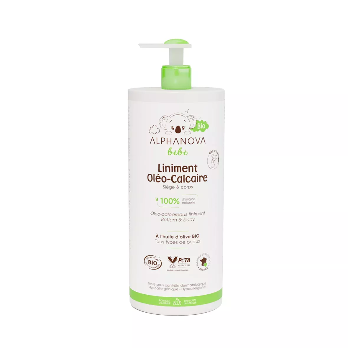 Bio-Liniment pour le change de Bébé 900ml