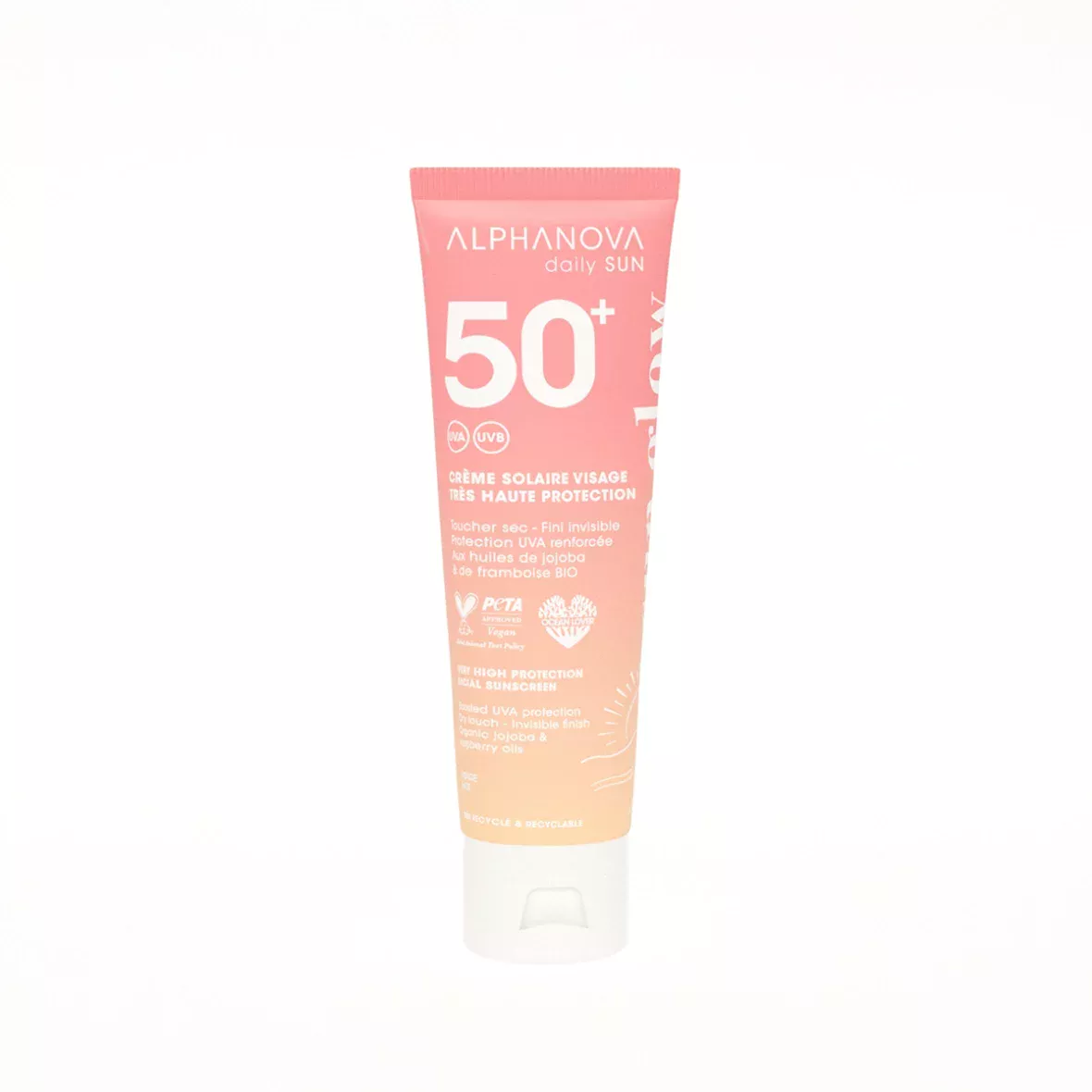 Crème solaire SPF50 visage
