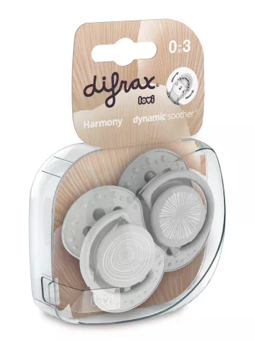 C123.2B01-8711736991884-8711736991815-Dynamic-Sucette-0-3M-Harmony-D.Grey-L.Grey-P