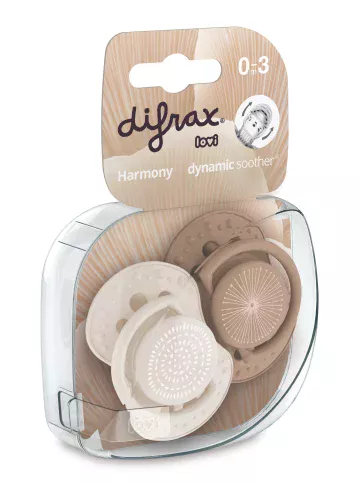 C123.2B03-8711736991952-8711736991815-Dynamic-Sucette-0-3M-Harmony-Créme-L.Brown-P