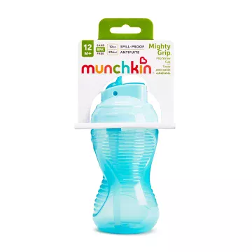 Large JPG-90469 _10oz_Mighty_Grip_Straw_Cup_(with straw)_in-pack_Front_Blue_2828