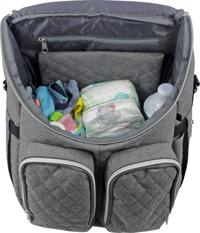 Sac à dos à langer large – Image 5