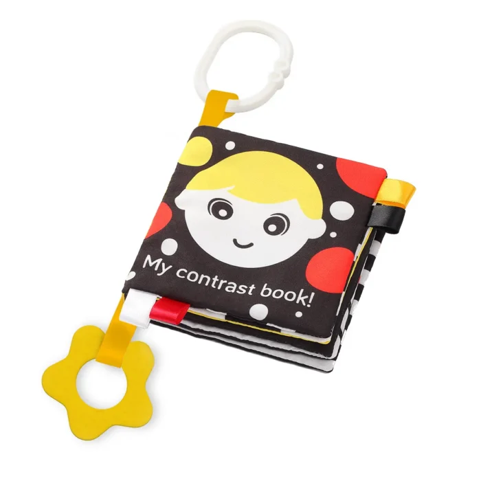 Livre Sensoriel Tissu "MY CONTRAST" (0m+)