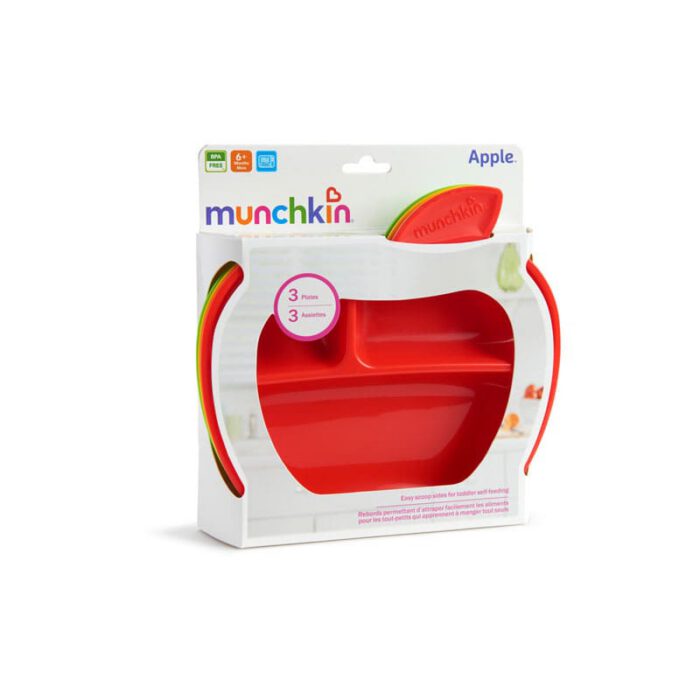 Assiettes petite Pomme 3 pcs