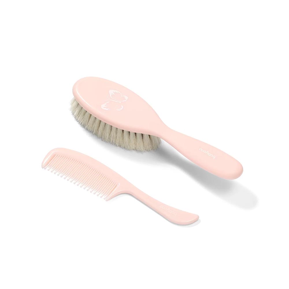Brosse et peigne avec fibre naturelle – Image 4