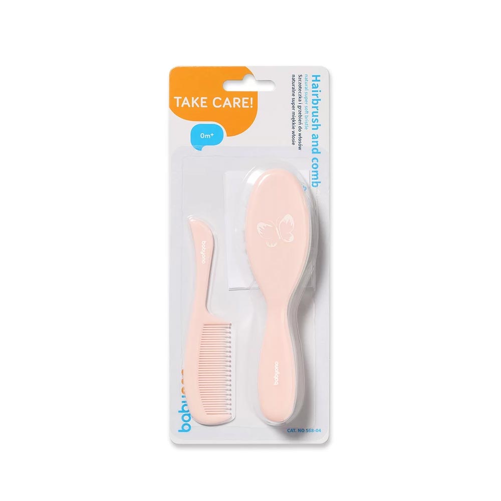 Brosse et peigne avec fibre naturelle – Image 3