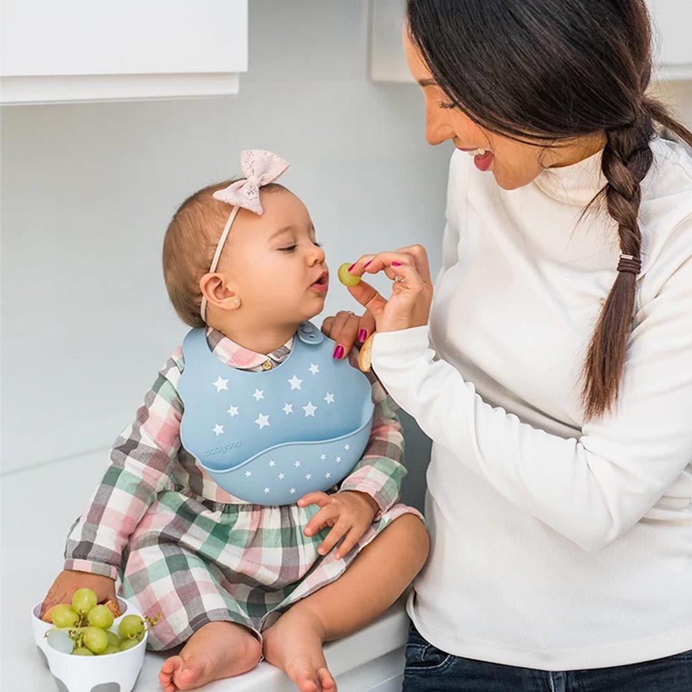 Bavoir Silicone divers motifs avec fermeture réglable 6M – Image 2