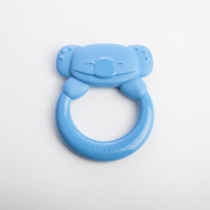 Anneau Dentition Bébé Bio Ekoala Ekummy Bleu