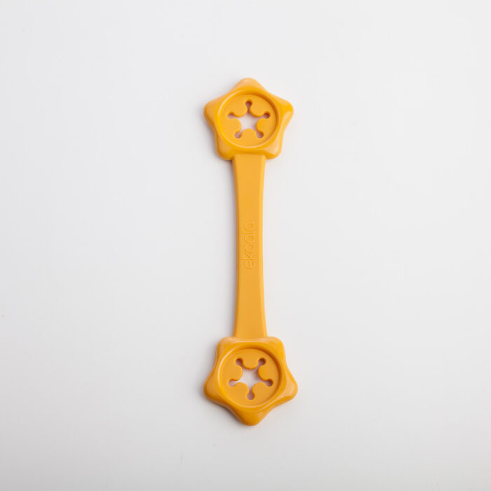 Attache Bavoir Bio-Plastique Ekibby (x2) | Orange & Violet