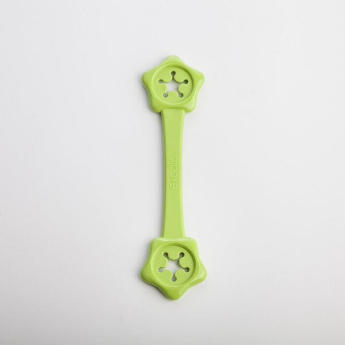 Attache Bavoir Bio-Plastique Ekibby (x2) | Vert & Bleu