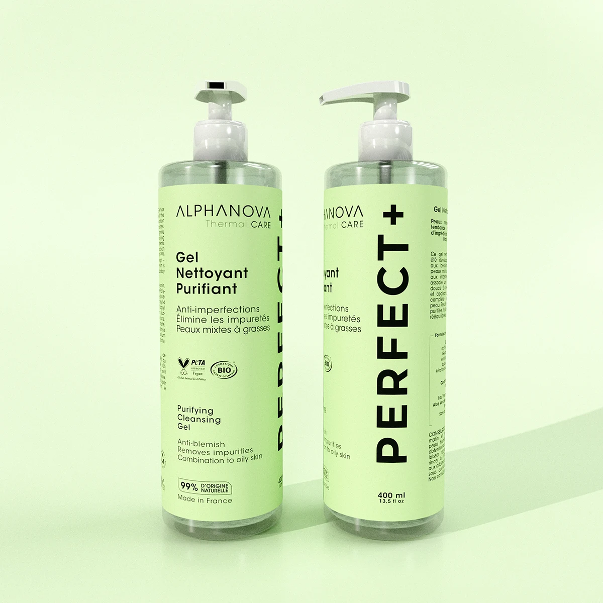 Gel Nettoyant Purifiant Anti-Imperfections PERFECT+ 400ml – Image 2