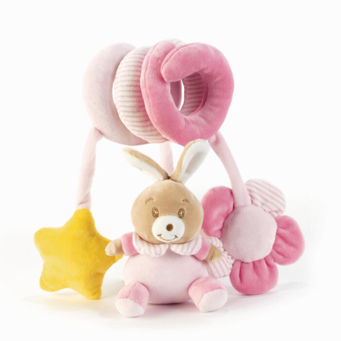 Lapin jouet spiral BabyCare 32 cm