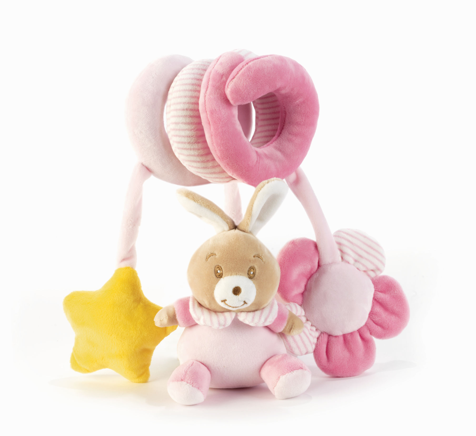 Lapin jouet spiral BabyCare 32 cm