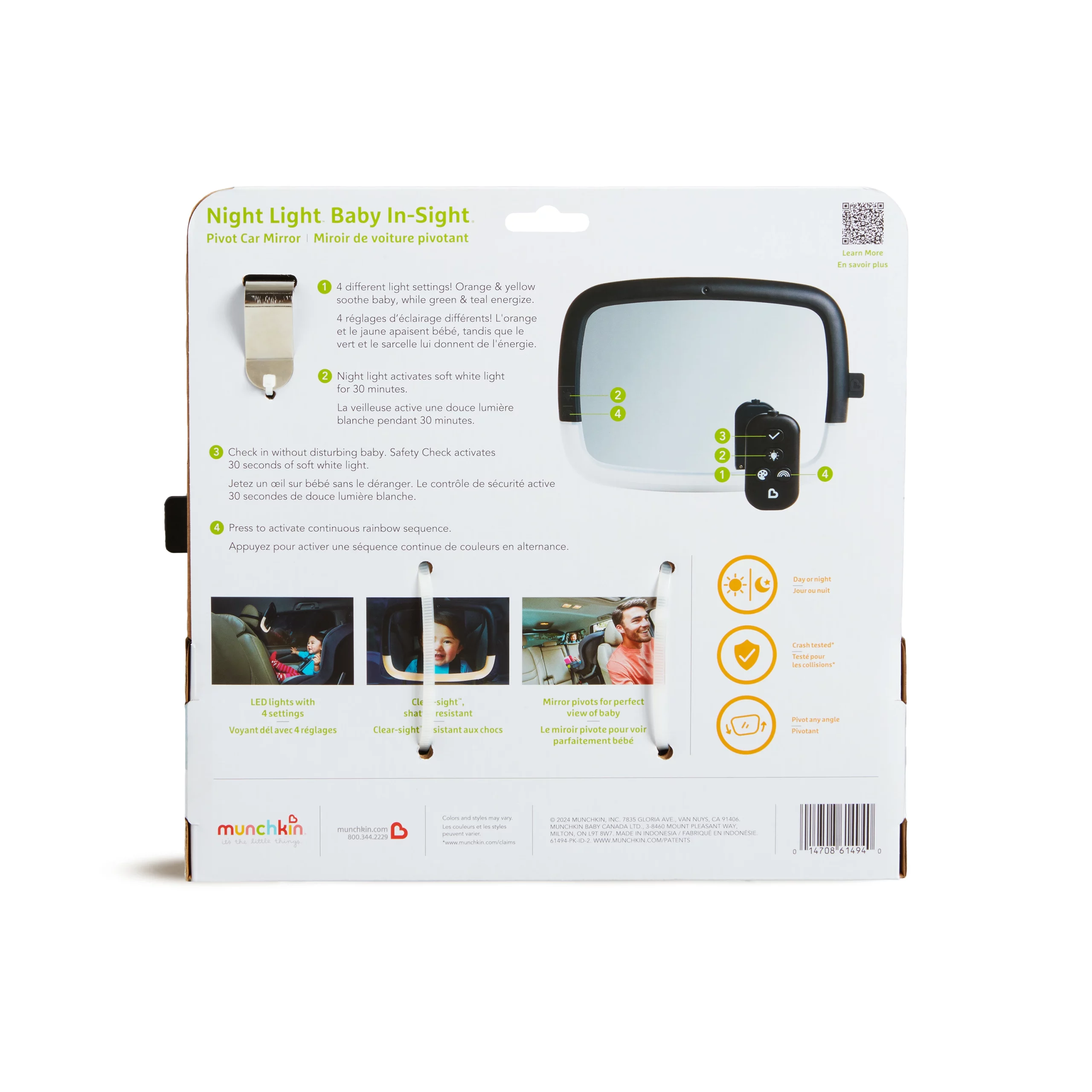 Miroir Pivotant Brica Night Light Baby – Image 2