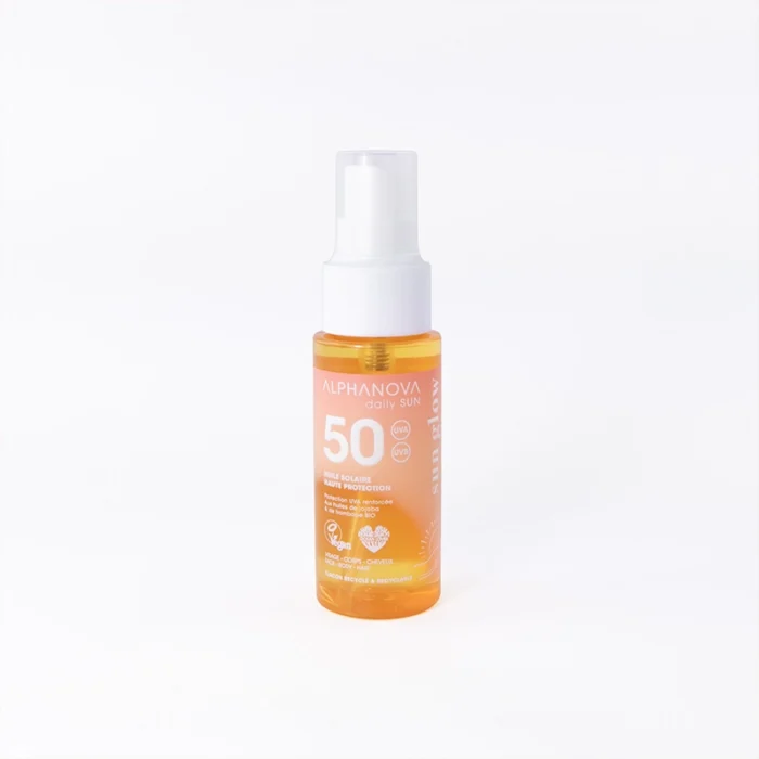 Huile solaire pocket haute protection SPF50