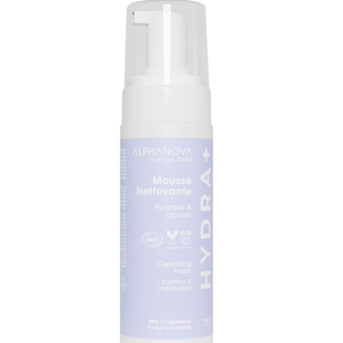 Mousse nettoyante apaisante Hydra+