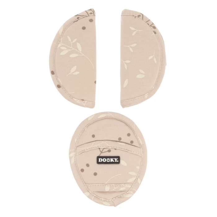 Protection de Sangle Romantic leaves Beige