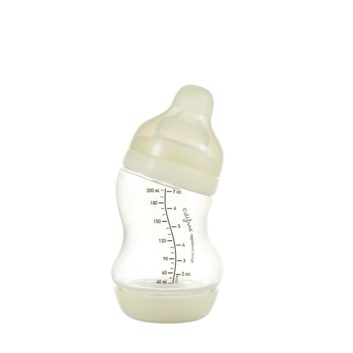Biberon S col large 200 ml avec valve anti colique