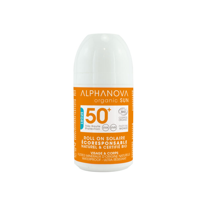 Roll-On Solaire Très Haute Protection SPF50+ Bio