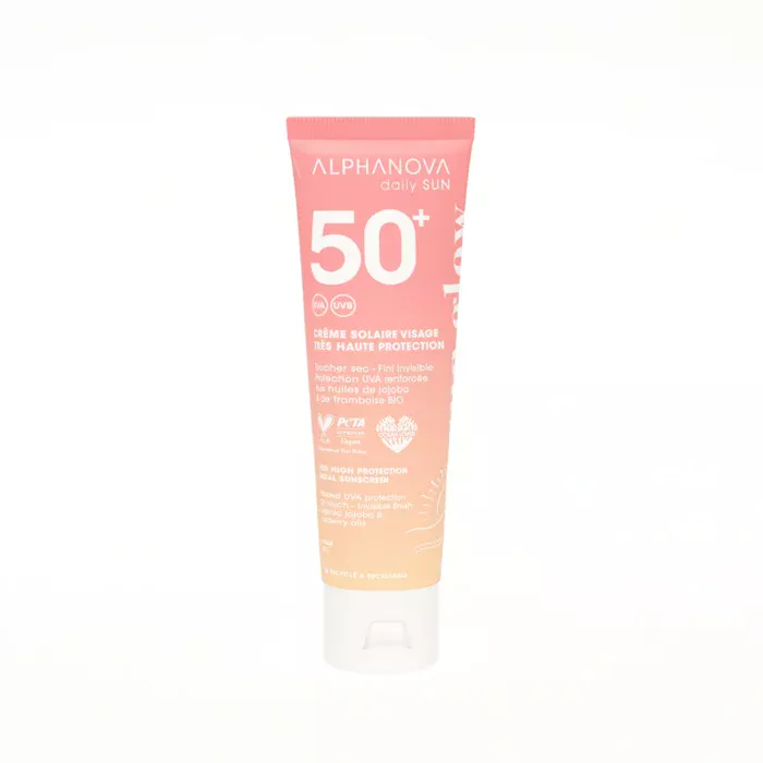 Crème solaire SPF50 visage