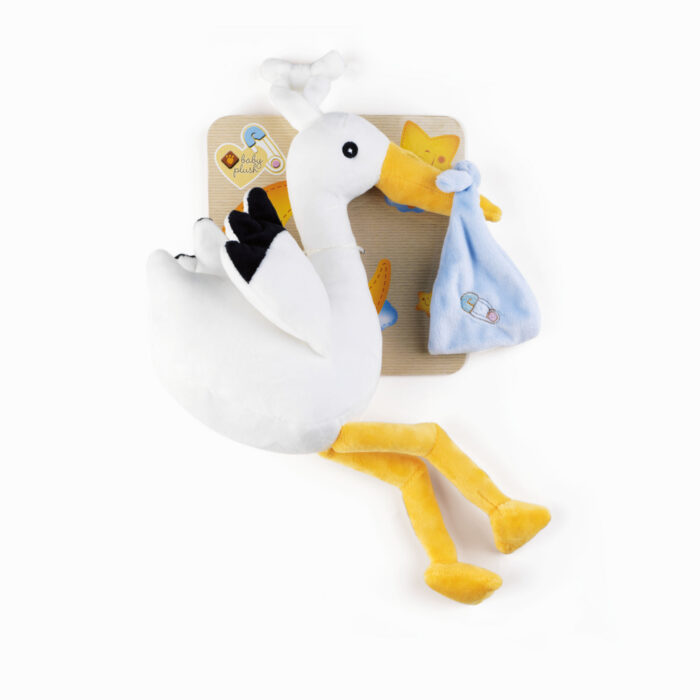 Cigogne bleu BabyCare 22 cm