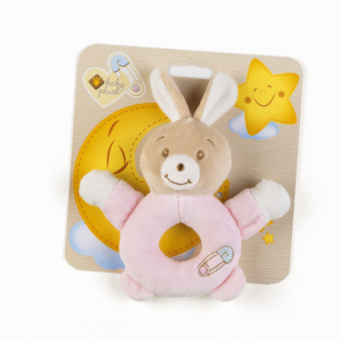 Lapin hochet BabyCare 14 cm