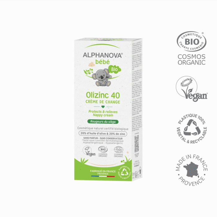 Olizinc 40 Crème de change Bio 50gr