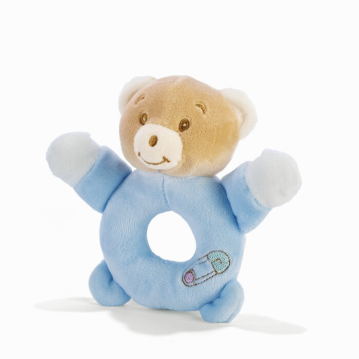 Ourson hochet BabyCare 14 cm