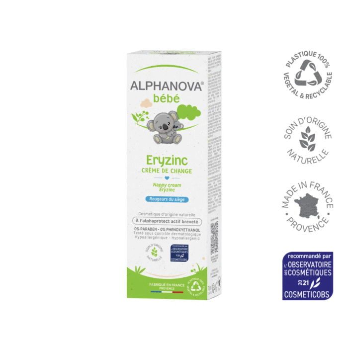 Eryzinc Crème De Change Bébé 75g