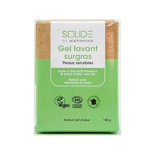 Gel lavant surgras peaux sensibles aloe vera 100g