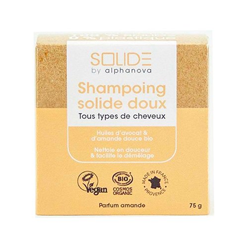 Shampoing doux avocat & amande 75g