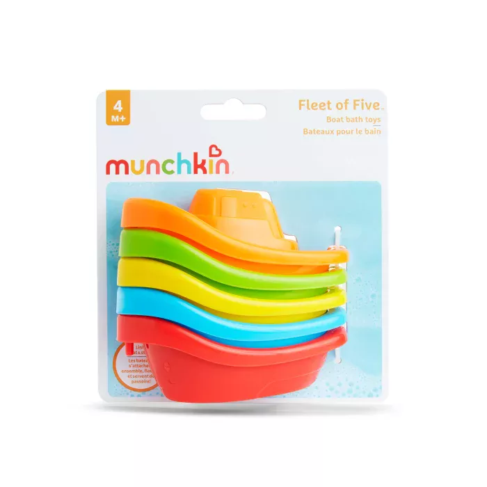 Jouet de Bain – Flotte de 5 bateaux