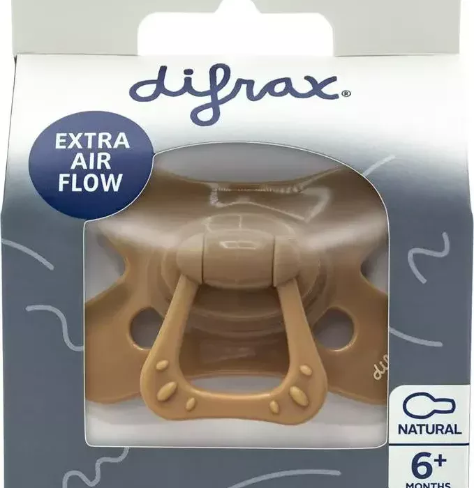 Difrax 1 sucette natural UNI 6+M