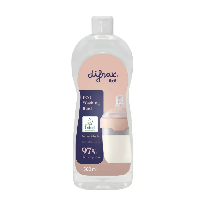 Liquide Vaisselle Bébé Difrax ECO : Spécial Biberons & Tétines (500ml) 1