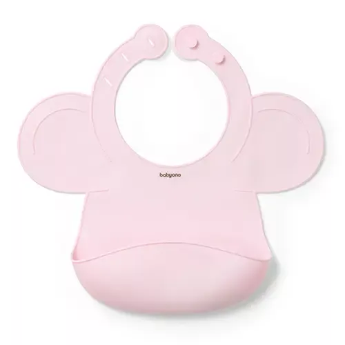 Bavoir Silicone Réglable avec Poche | Babyono | Repas Bébé 3
